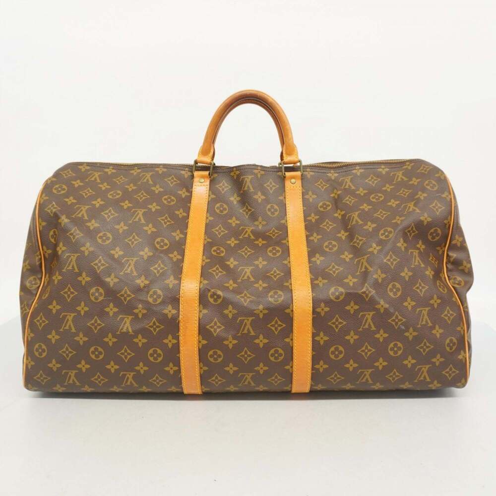 LOUIS VUITTON Brown Monogram Keepall 60 Boston Bag - Picture 11 of 11